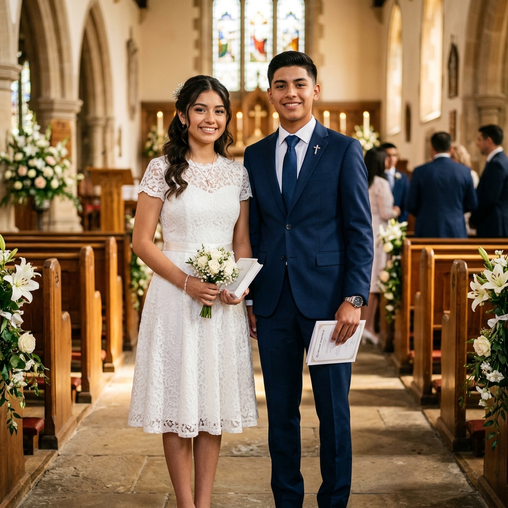 Outfit de Confirmación para Adolescentes 2026 - ejemplo 1 de alta calidad